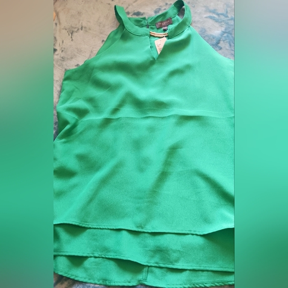NWT The Limited Green Sleeveless Blouse - Picture 3 of 7